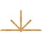Ekena Millwork Kennewick Rough Sawn Timber Gable Bracket, Western Red Cedar, 108"W x 54"H x 2"D x 4"F, 12/12 Pitch GBW108X54X0204KEN00RWR - alternate 1